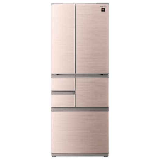 【標準設置付】シャープ 　プラズマクラスター冷蔵庫 （502L・フレンチ） 6ドア シャインブラウン　SJ-F503G-T