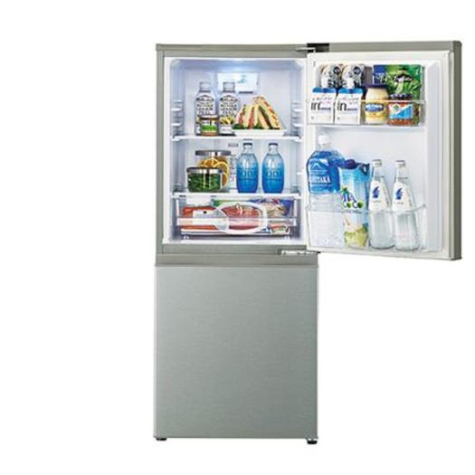 【標準設置対応付】AQUA  冷蔵庫(126L・右開き) 2ドア ブラッシュシルバー  AQR-13K (S)2