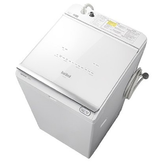 【標準設置対応付】日立 BW-DX120F W [縦型洗濯乾燥機 ビートウォッシュ 洗濯12kg 乾燥6kg]
