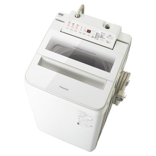 【標準設置対応付】パナソニック　全自動洗濯機 洗濯7kg 泡洗浄 ホワイト　NA-FA70H8-W