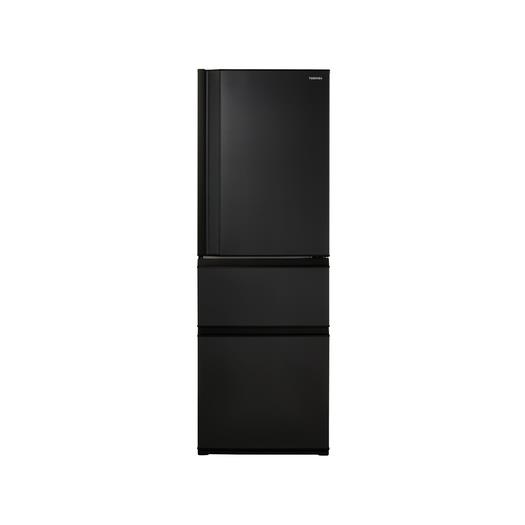 【標準設置付】東芝冷蔵庫 （363L・右開き） 3ドア VEGETA マットチャコールGR-S36SC（KZ）