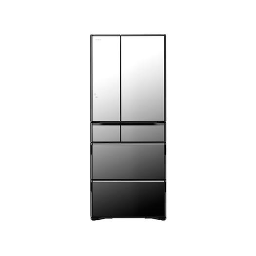 【標準設置付】日立　冷蔵庫（615L・フレンチドア） 6ドア クリスタルミラーR-WXC62N X