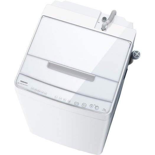 【標準設置付】東芝 全自動洗濯機 ZABOON 12kg グランホワイトAW-12XD9（W）
