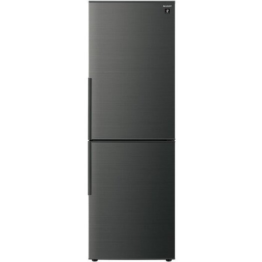 【標準設置工事付】シャープ  プラズマクラスター冷蔵庫 （310L・右開き） 2ドア ブラック系  SJ-AK31G-B