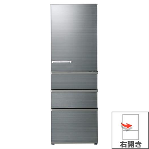 【標準設置対応付】AQUA 冷蔵庫（375L・右開き） チタニウムシルバー AQR-SV38K（S） | グリーン住宅ポイントの交換サイトなら