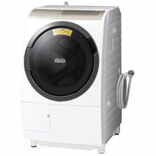 【標準設置工事付】日立 ドラム式洗濯乾燥機 ビッグドラム 洗濯11kg/乾燥6kg 左開き ホワイト BD-SV110FL W