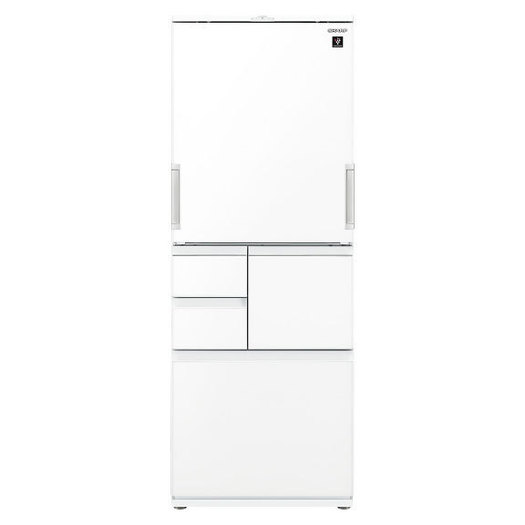 【標準設置対応付】シャープ  冷蔵庫 502L どっちもドア 5ドア ピュアホワイト  SJ-AW50H-W