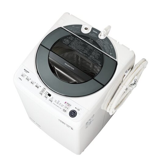 【標準設置対応付】シャープ ES-GW11E-S [全自動洗濯機 洗濯11.0kg シルバー系]