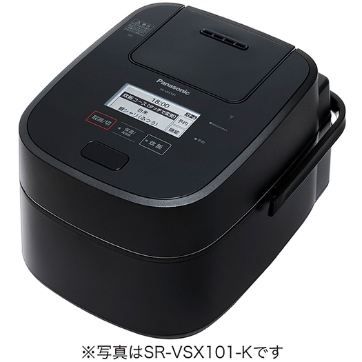 【パナソニック】SR-VSX181-K [スチーム＆可変圧力IHジャー炊飯器 おどり炊き 1升炊き ブラック]1