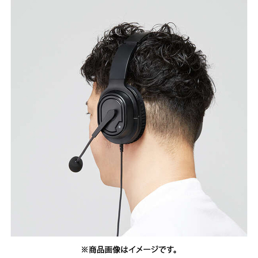 【エレコム】HS-HP30UBK オーバーヘッド/両耳/USB/40mmドライバ/ブラック3