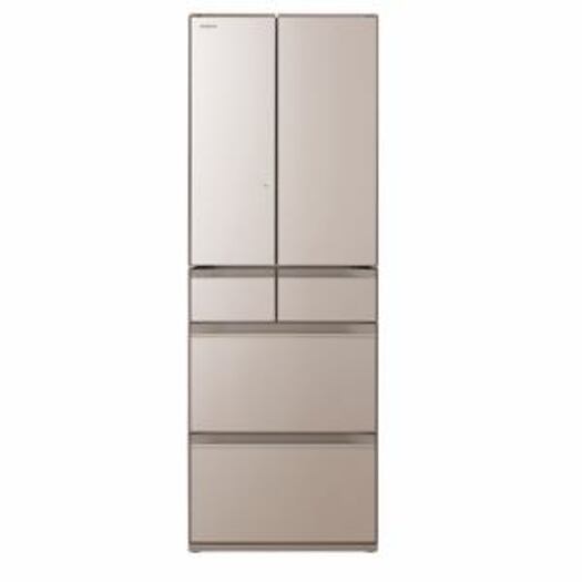 【標準設置対応付】日立  冷蔵庫 HWタイプ 540L フレンチドア 6ドア クリスタルシャンパン  R-HW54R XN
