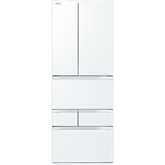 【標準設置工事付】東芝 冷蔵庫（551L・フレンチドア）6ドア VEGETA クリアグレインホワイトGR-T550FZ（UW）