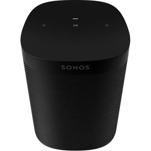 【SONOS】Sonos One SL　高さ161.45×幅119.7×奥119.7mm　ブラック
