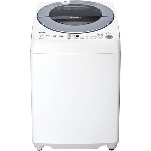 【標準設置対応付】シャープ　全自動洗濯機 8kg シルバー系　ES-GV8E-S3