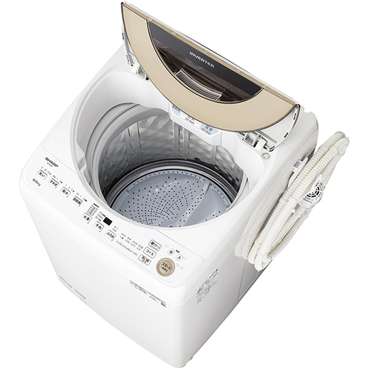 【標準設置対応付】シャープ　全自動洗濯機 9kg ゴールド系　ES-GV9E-N2