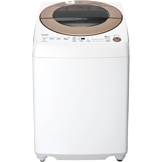 【標準設置対応付】シャープ　全自動洗濯機 10kg ブラウン系　ES-GV10E-T1