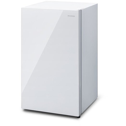 【標準設置対応付】アイリスオーヤマ　KUGD-6B-W 冷凍庫 60L 右開き 1ドア ガラス扉 ホワイト