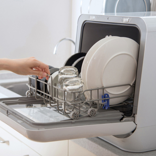 【siroca】食器洗い乾燥機 SS-M151　約幅42×奥行43.5×高さ43.5cm3