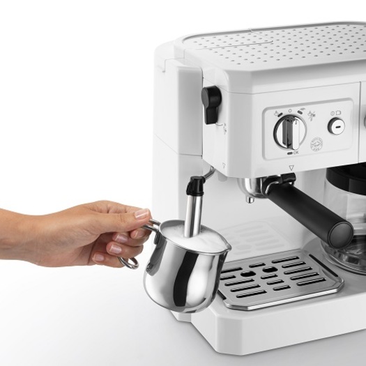 【デロンギ】コンビコーヒーメーカー　幅370×奥295×高さ320mm　ホワイト3