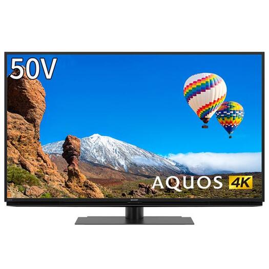 【標準設置工事付】シャープ 50V型4Kチューナー内蔵液晶テレビ AQUOS 4TC50CH1