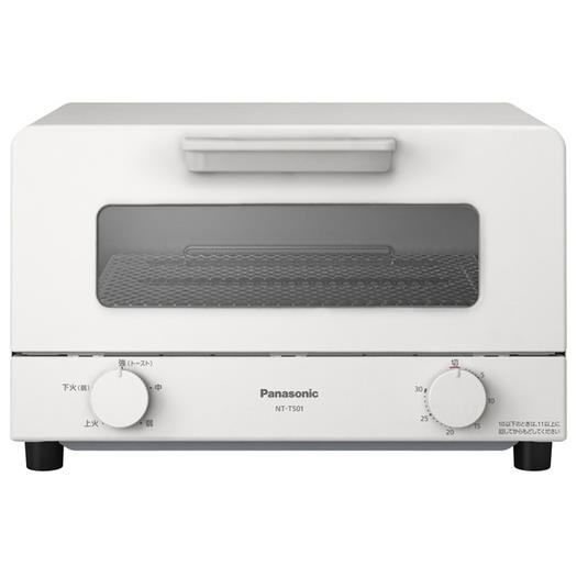 【パナソニック】オーブントースター ホワイトNT-T501-W