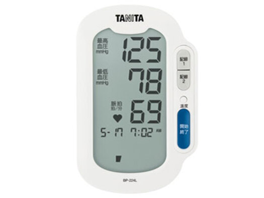 【タニタ】 上腕式血圧計 Bluetooth アプリ連動 ヘルスプラネット ホワイト BP-224L-WH2