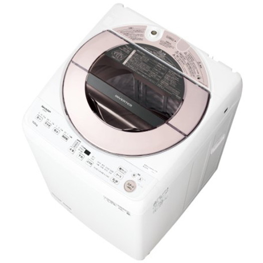 【標準設置対応付】シャープ ES-GV7F-P 全自動洗濯機 7kg ピンク系1