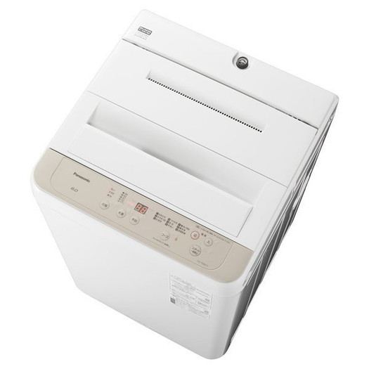 【標準設置対応付】パナソニック NA-F60B14-C 全自動洗濯機 6kg ニュアンスベージュ
