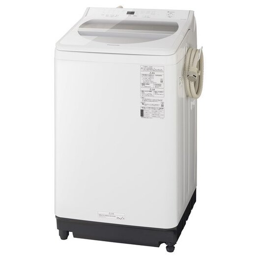 【標準設置対応付】パナソニック　全自動洗濯機 洗濯10kg 泡洗浄 ホワイト　NA-FA100H8-W2