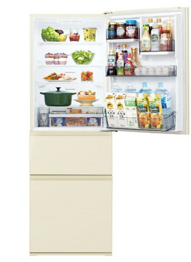 【標準設置対応付】冷蔵庫 （363L・右開き） 3ドア VEGETA SVシリーズ ラピスアイボリーGR-S36SV（ZC）2