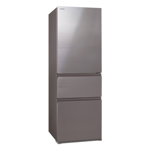 【標準設置対応付】東芝冷蔵庫 （363L・右開き） 3ドア VEGETA アッシュグレージュGR-S36SV（ZH）3