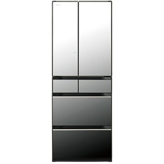 【標準設置対応付】日立冷蔵庫（498L・フレンチドア） 6ドア クリスタルミラーR-KX50N X1