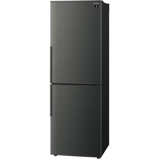 【標準設置対応付】シャープ プラズマクラスター冷蔵庫 （310L・右開き） 2ドア ブラック系 SJ-AK31G-B2
