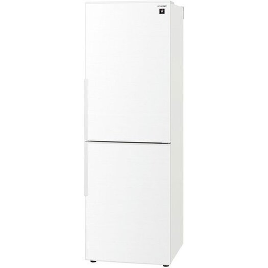 【標準設置対応付】シャープ プラズマクラスター冷蔵庫 （310L・右開き） 2ドア ホワイト系 SJ-AK31G-W2
