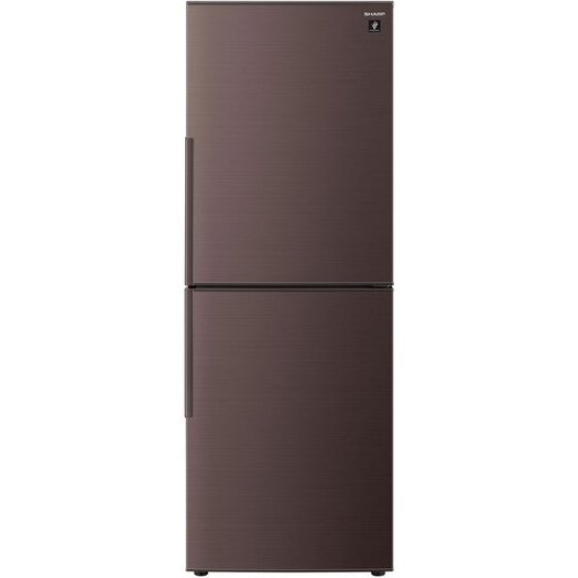【標準設置対応付】シャープ  プラズマクラスター冷蔵庫 （280L・右開き） 2ドア  ブラウン系  SJ-PD28G-T