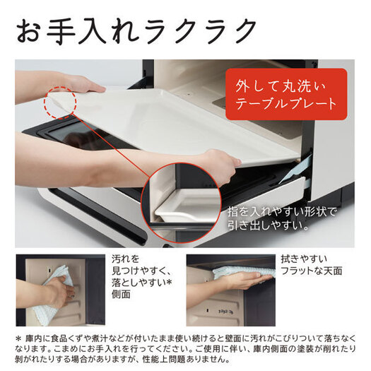 【日立】MRO-W1Y K [コンベクションオーブンレンジ ヘルシーシェフ 30L フロストブラック]2