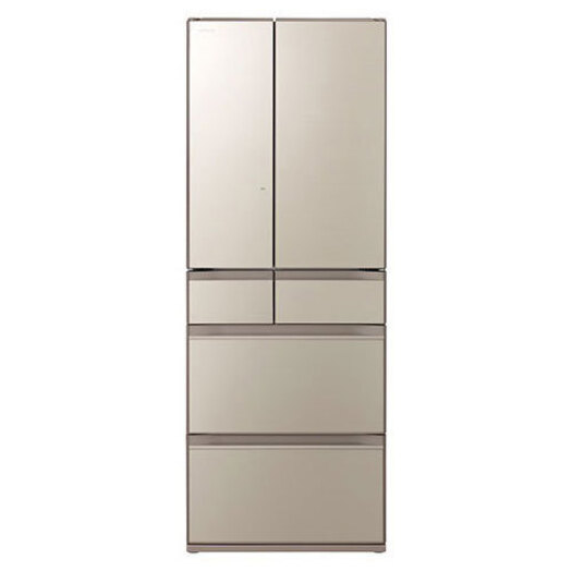 【標準設置対応付】日立 冷蔵庫 HXタイプ 540L フレンチドア 6ドア ファインシャンパン R-HX54R XN