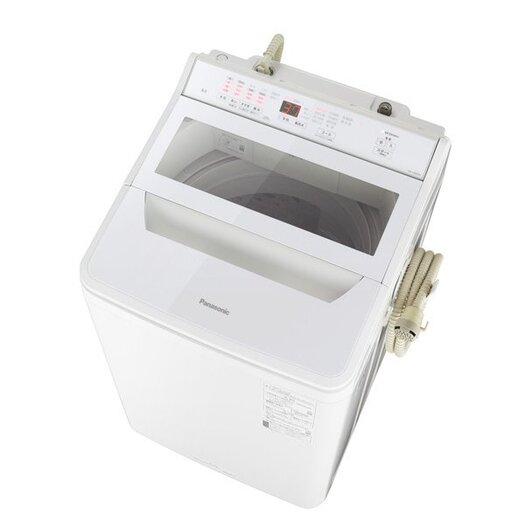 【標準設置対応付】パナソニック NA-FA80H9-W 全自動洗濯機 8Kg ホワイト