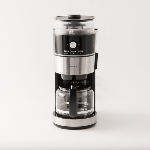 【siroca】 10杯用コーン式全自動コーヒーメーカーSC-10C1512