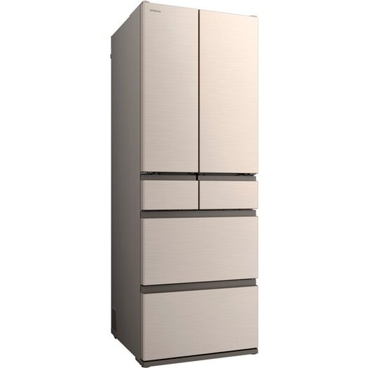 【標準設置対応付】日立 R-H54R N 冷蔵庫（537L・フレンチドア） 6ドア シャンパン2