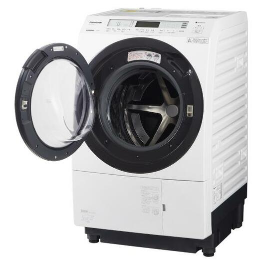 【標準設置対応付】パナソニックななめドラム洗濯乾燥機 左開き クリスタルホワイトNA-VX800BL-W2