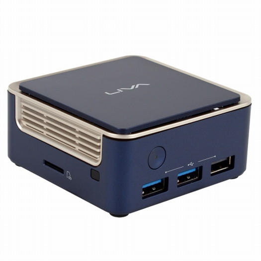 【ECS】LIVAQ1D-4/64-W10Pro（N3350） 小型デスクトップパソコン ブラック1
