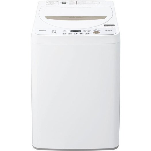 【標準設置対応付】シャープ ES-GE4E-C 全自動洗濯機 4.5kg ベージュ系3