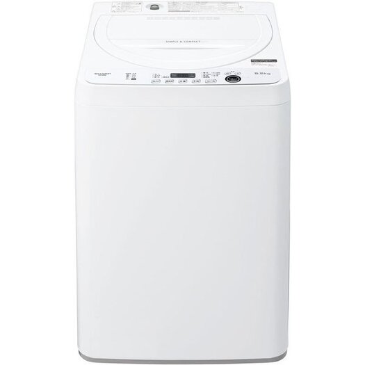 【標準設置対応付】シャープ ES-GE5E-W 全自動洗濯機 5.5kg ホワイト系3