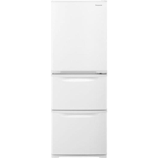 【標準設置対応付】パナソニック NR-C342C-W 冷蔵庫335L・右開き 3ドア グレイスホワイト