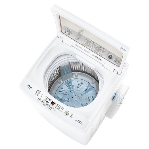 【標準設置対応付】AQUA AQW-V9M（W） 簡易乾燥機能付き洗濯機 9.0kg3