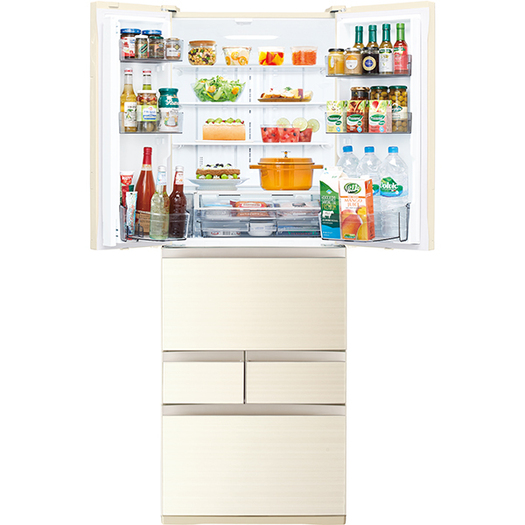 【標準設置対応付】2021年モデル 東芝 GR-T510FH 6ドア冷凍冷蔵庫 (509L・フレンチドア) ラピスアイボリー2