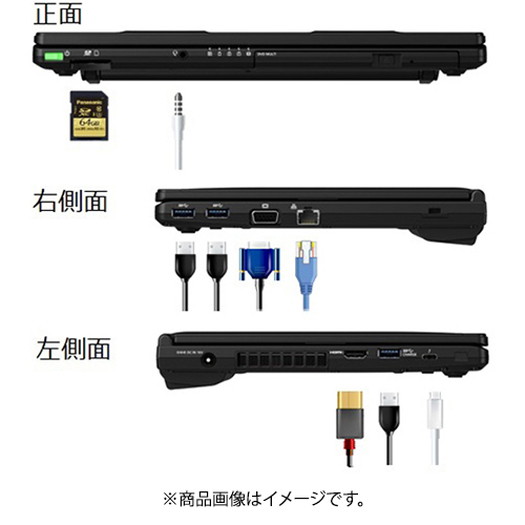 【パナソニック】CF-SV1GDUQR 12.1型/メモリ 16GB/SSD 256GB/ブラック3
