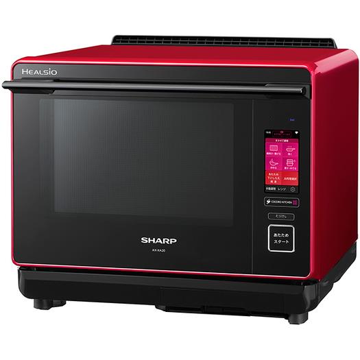 【シャープ】AX-XA20-R ウォーターオーブン HEALSIO 2段調理対応 COCORO KITCHEN対応 レッド系