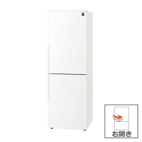 シャープ｜冷蔵庫（179L・つけかえどっちもドア）2ドア ホワイト系 SJ-D18G-W